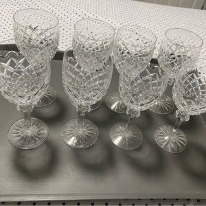8 Waterford glasses